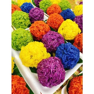 xôi ngũ sắc nếp nương