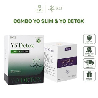  COMBO Yo Slim và Yo Detox Chính Hãng SKIN FOOD Của B.O.T Giúp Giảm Cân An Toàn Hiệu Quả Và Thanh Lọc Cơ Thể 