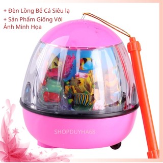 Đồ chơi đèn lồng trung thu bể cá xoay tròn