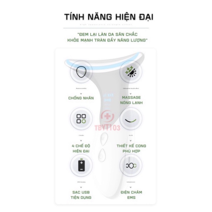 Máy Massage nâng cơ mặt, làm chậm quá trình lão hóa, làm sạch thu nhỏ lỗ chân lông