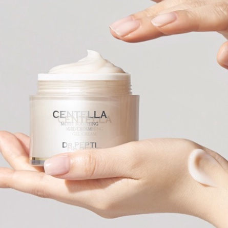 Kem dưỡng ẩm Dr.Pepti Centella Moist Soothing Gel Cream Chiết Xuất Rau Má Làm Dịu Da 70ml - Mibebe