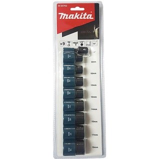 Bộ tuýp 9 chi tiết 1/2" b-55762 makita