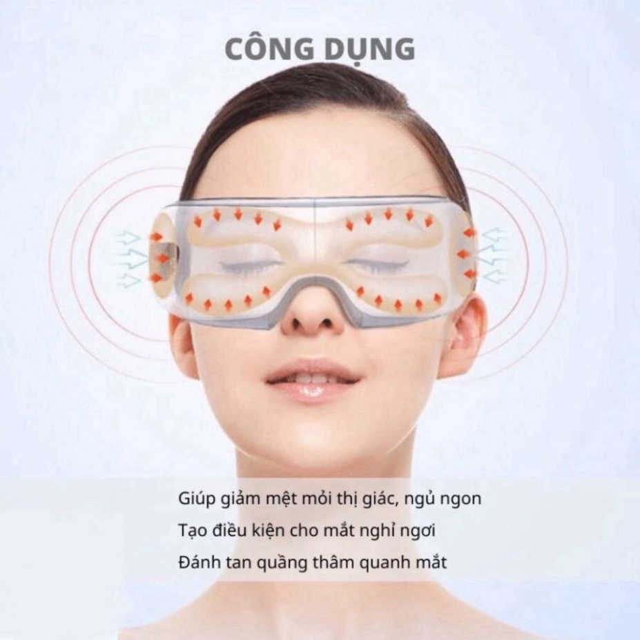 Máy Massage mắt Smart Eye xoa dịu mỏi mắt, giảm thâm quầng hiệu quả khi bạn làm việc, ngồi máy tính