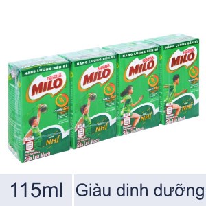 LỐC 4 HỘP SỮA LÚA MẠCH MILO