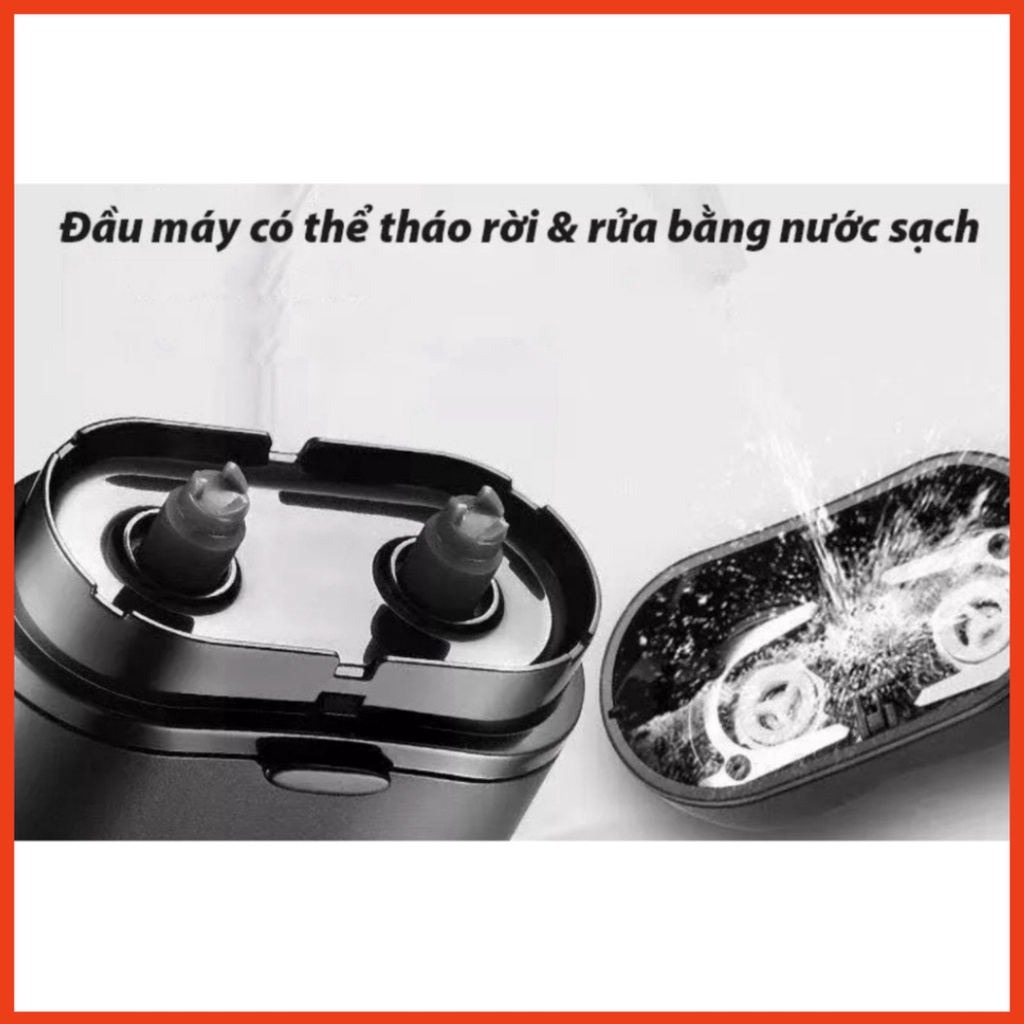 Máy Cạo Râu Mini 2 Lưỡi Kép Cạo Sạch Chân Râu FS189