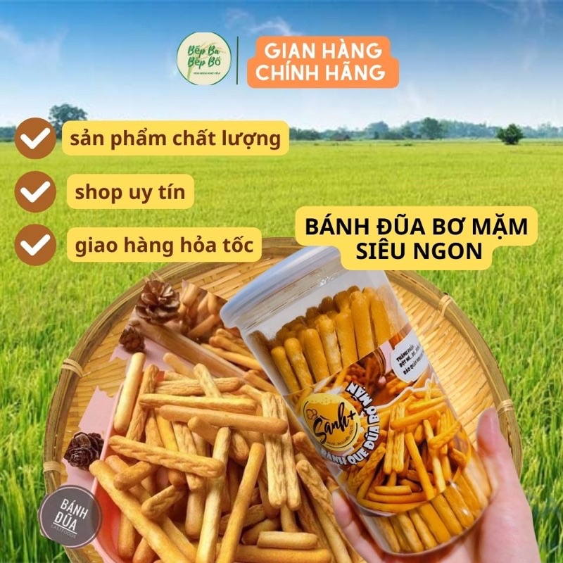 Bánh đũa bơ mặn siêu ngon ( có hộp 250g và gói 250g ,500g )