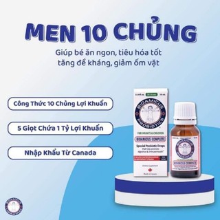 Men vi sinh 10 chủng Bioamicus 10ml nhập khẩu từ canada