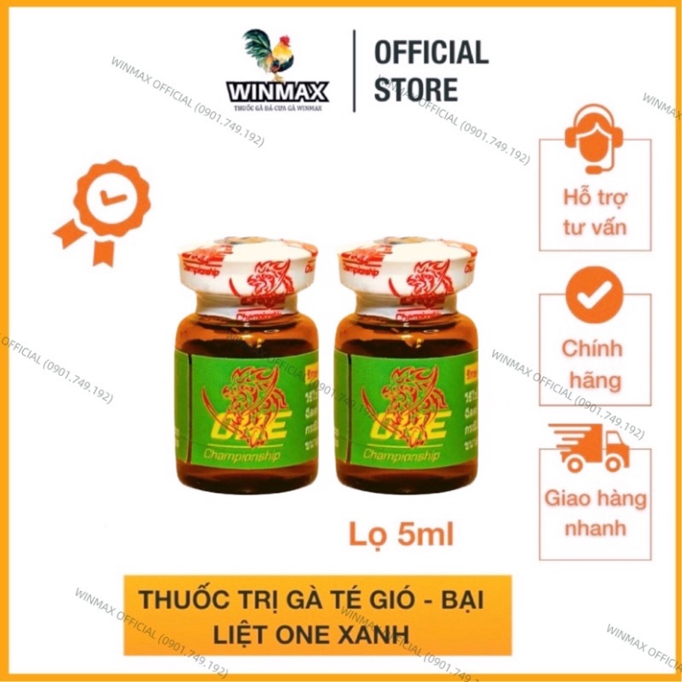 Té gió cho gà đá ONE xanh