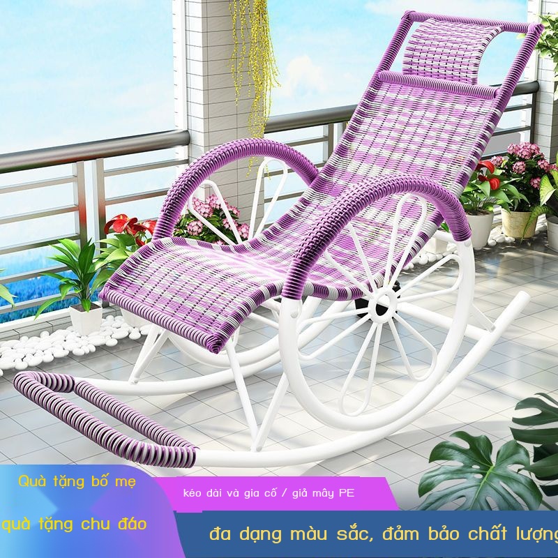Ghế ngủ trưa ban công ghế mây ghế mây ngoài trời