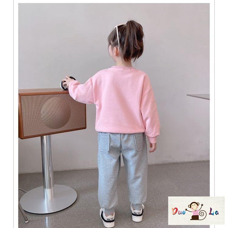 Áo Sweater Tay Dài Phong Cách Hàn Quốc Thời Trang Xuân Thu 2023 Dành Cho Bé Gái