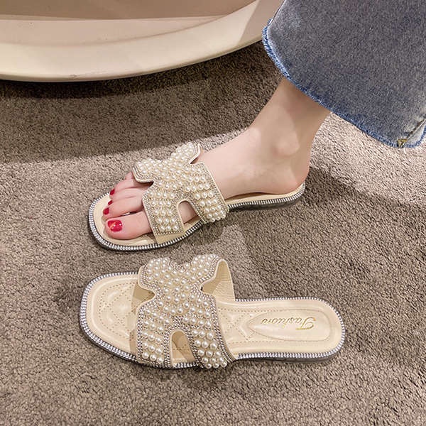 Dép Xăng Đan Đế Bằng Thời Trang Mùa Hè Cho Nữ