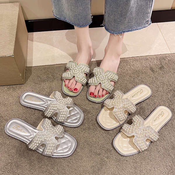 Dép Xăng Đan Đế Bằng Thời Trang Mùa Hè Cho Nữ