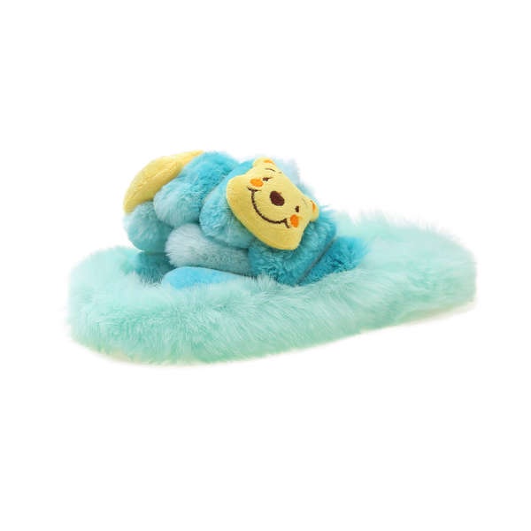 Dép Lê Bông Hở Ngón Hình Gấu Pooh Hoạt Hình Đáng Yêu Thời Trang 2023