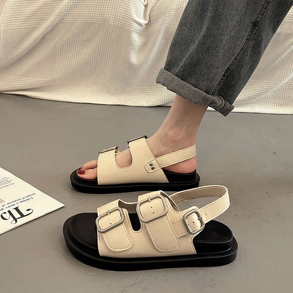 Giày Sandal Đế Dày Thoải Mái Thời Trang Mùa Hè 2023 Cho Nữ