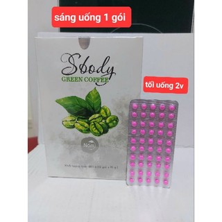 Cà Phê Giảm Cân SBODY GREEN COFFEEchính hãng 100%%