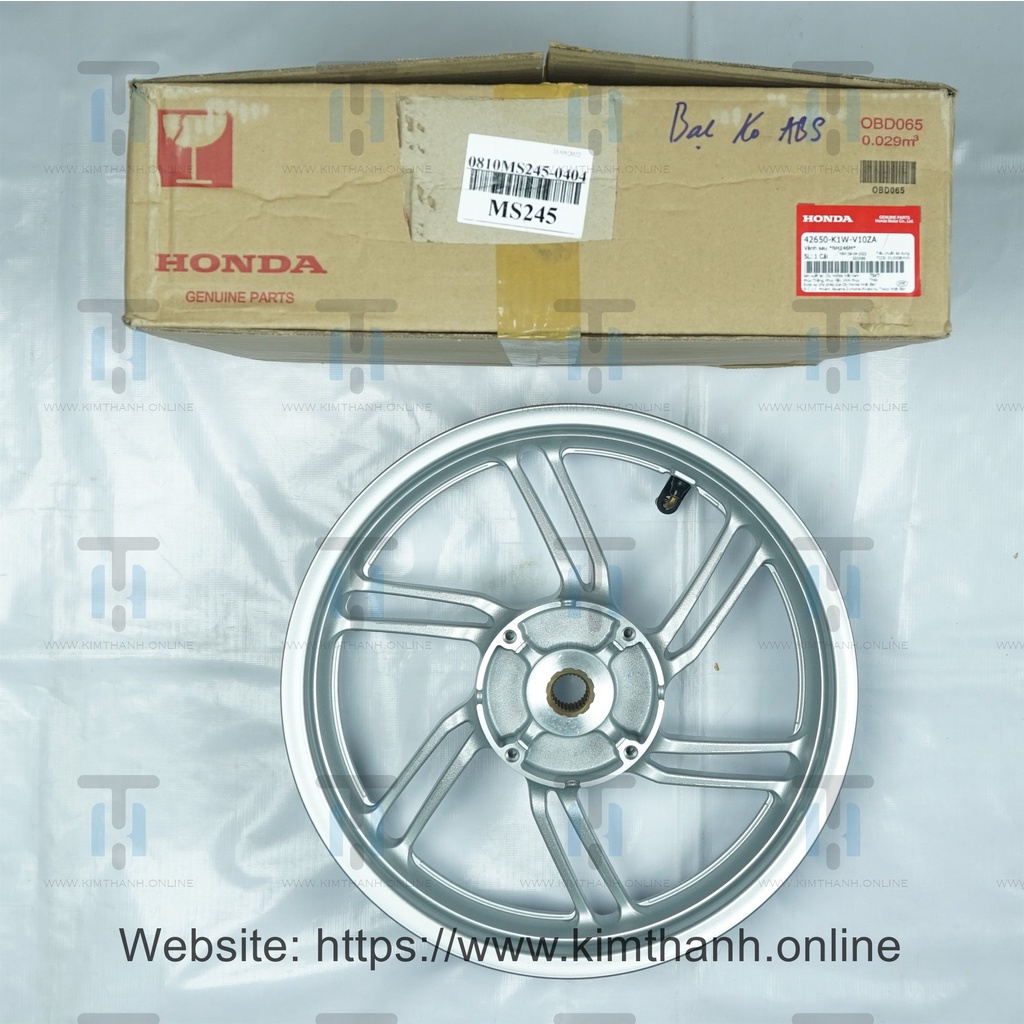 Mâm SH 350cc Việt 2022 Honda VN _ 42650K1WV10, 44650K1WV10