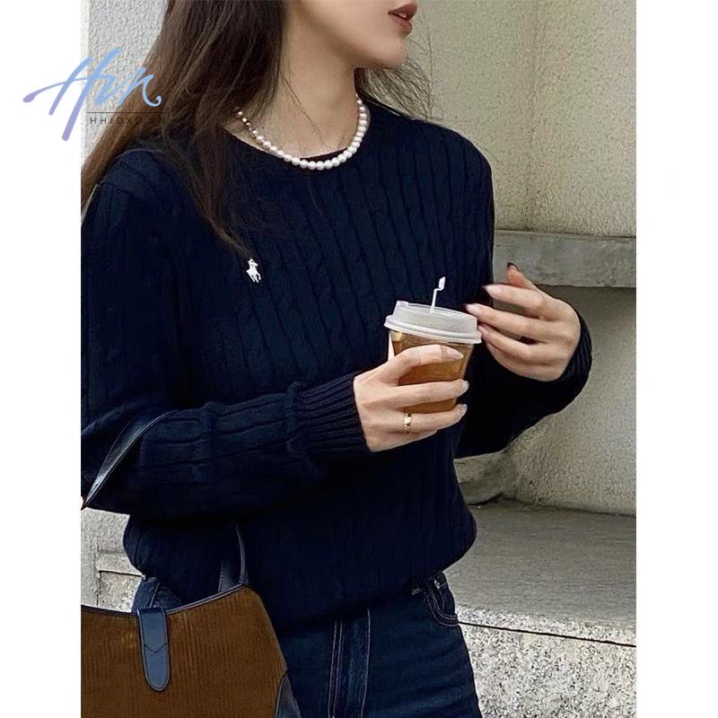 Áo Sweater Dệt Kim Tay Dài Màu Sắc Thời Trang Mùa Thu 2023 Cho Nữ