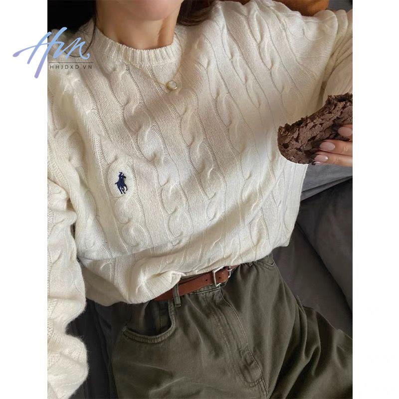 Áo Sweater Dệt Kim Tay Dài Màu Sắc Thời Trang Mùa Thu 2023 Cho Nữ