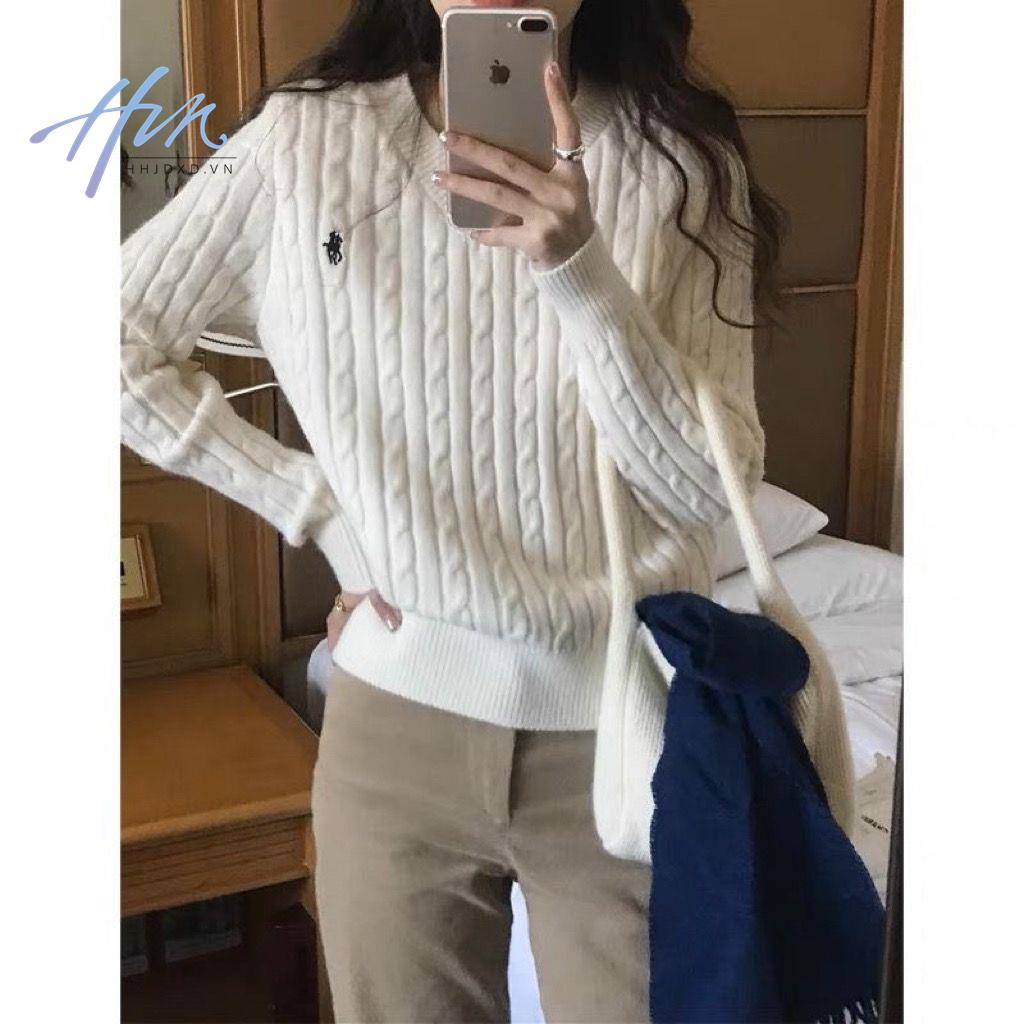Áo Sweater Dệt Kim Tay Dài Màu Sắc Thời Trang Mùa Thu 2023 Cho Nữ