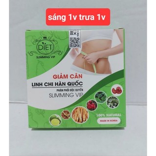 Giảm cân linh chi hàn quốc slimming vip siêu giản cân hiệu quả 30 viên chính hãng 100%