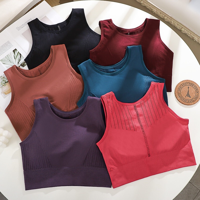 Áo bra crotop tập gym yoga có mút