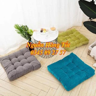 Nệm Ngồi Tatami 55x55x12cm - Dùng Ngồi Bàn Trà Nhật, Ghế Gỗ, Ghế Sofa, Văn Phòng, Ghế Mây