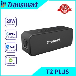✪ CHÍNH HÃNG ✪ Tronsmart Element T2 Plus. Công suất 20W cực lớn, Chống nước IPX7, Bluetooth 5.0 -  BẢO HÀNH 12 THÁNG