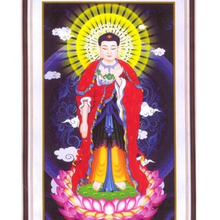 Tranh thêu chữ thập đức phật a di đà - a1127 chưa thêu