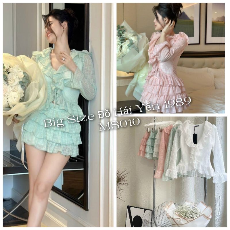 Sét Váy Ren Big Size (55kg đến 100kg) MS010