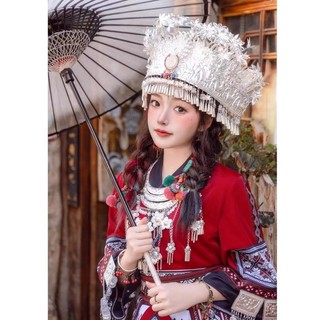 Trang phục miêu cương đỏ xịn ( sẵn )