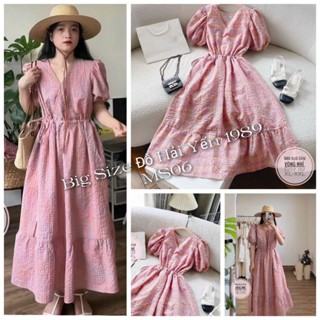 Đầm maxxi Big Size Bầu Bì Thoải Mái  ( 55kg đến 100kg ) MS06