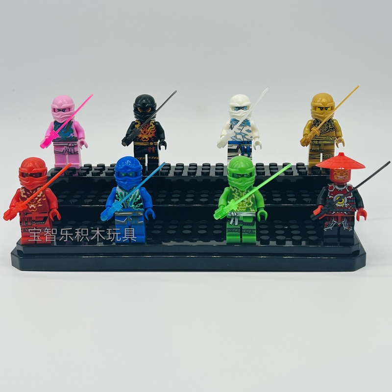 Bộ Đồ Chơi Lắp Ráp Mô Hình Nhân Vật Ninja Vàng Cho Bé Trai Trên 6 Tuổi