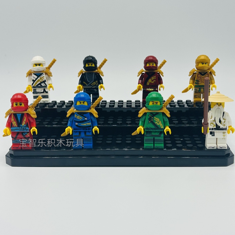 Bộ Đồ Chơi Lắp Ráp Mô Hình Nhân Vật Ninja Vàng Cho Bé Trai Trên 6 Tuổi