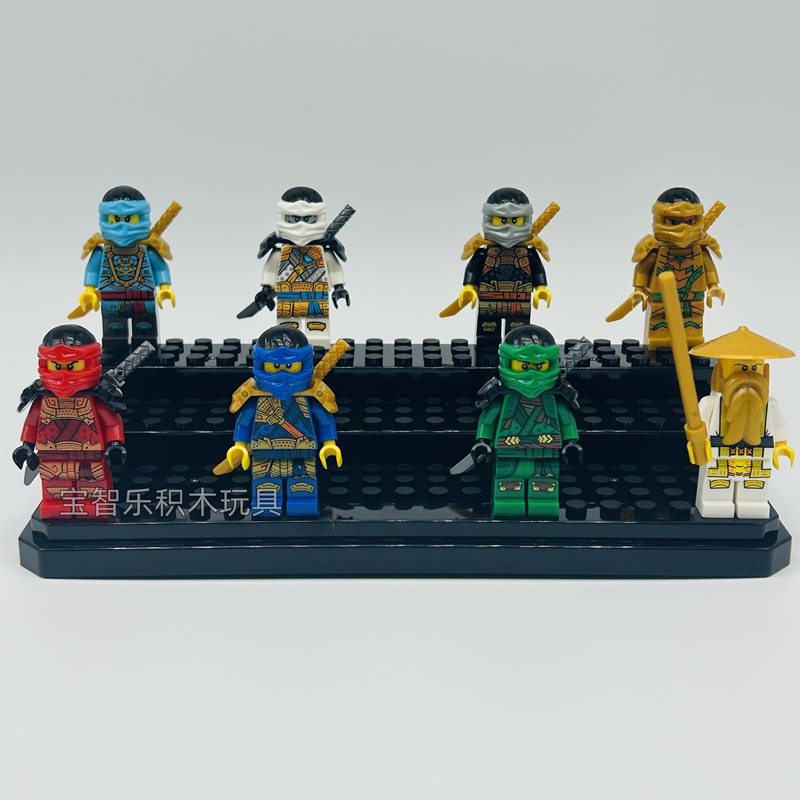 Bộ Đồ Chơi Lắp Ráp Mô Hình Nhân Vật Ninja Vàng Cho Bé Trai Trên 6 Tuổi