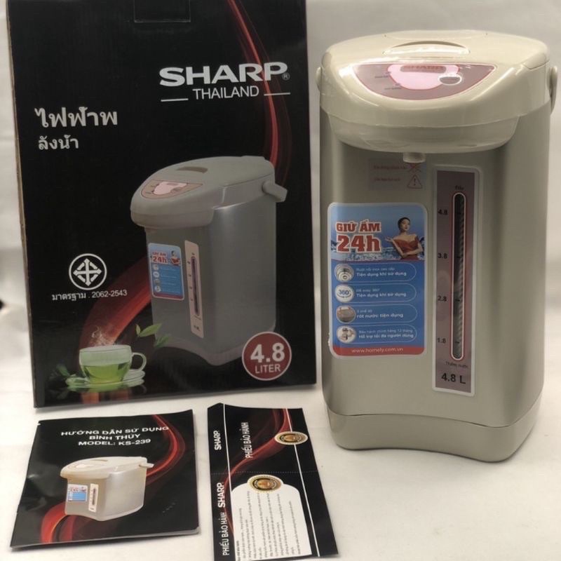 Bình thuỷ điện Shap KS-239  - Hàng chính hãng bảo hành 12 tháng