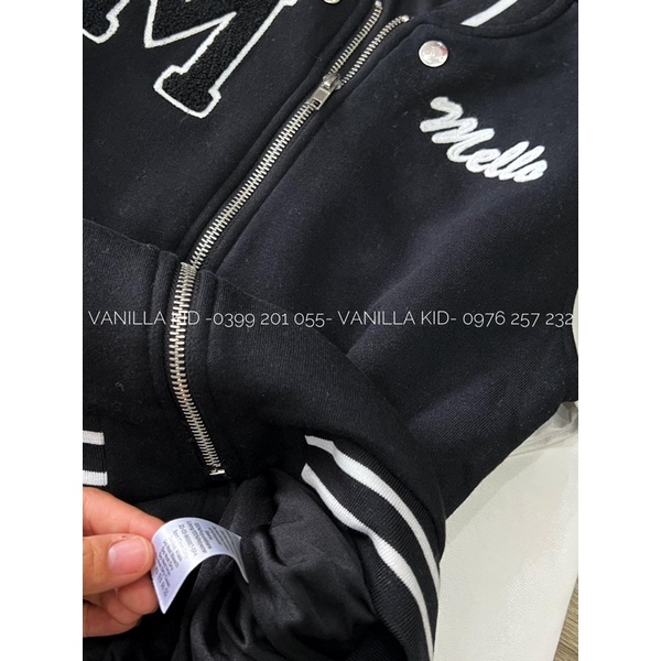 Áo bomber chữ M dư xịn