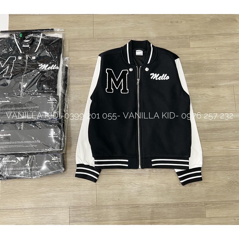 Áo bomber chữ M dư xịn