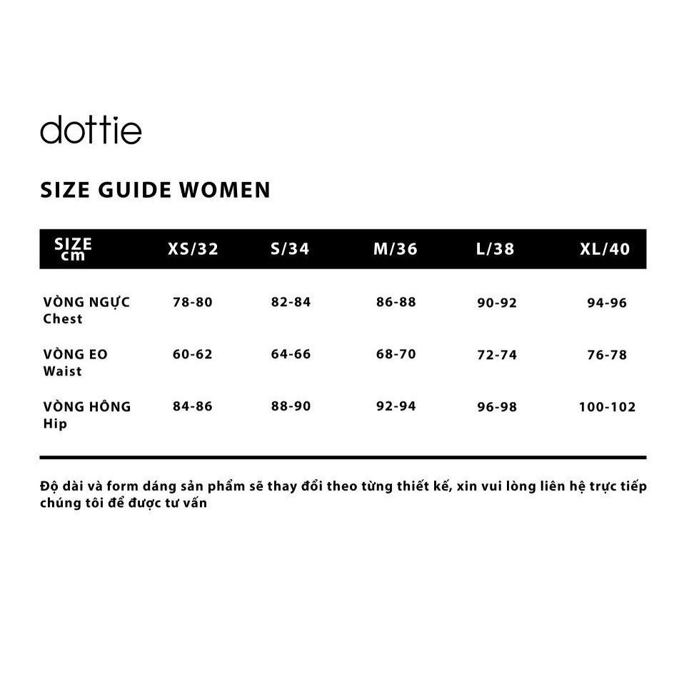 DOTTIE - Chân Váy Ngắn Vải Tafta S0147