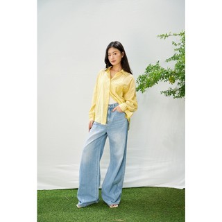 DOTTIE - Áo sơ mi kẻ sọc vải mỏng - T0730
