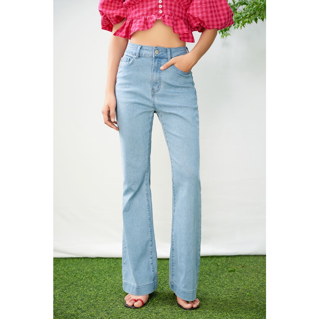 DOTTIE - Quần jeans dài ống loe - Q0312