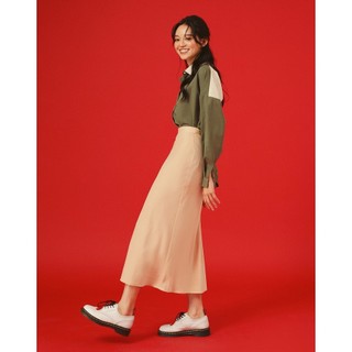 DOTTIE - Áo sơ mi phối màu thêu T0199