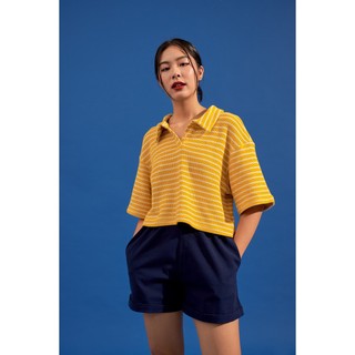 DOTTIE - Áo polo vải dệt T0314