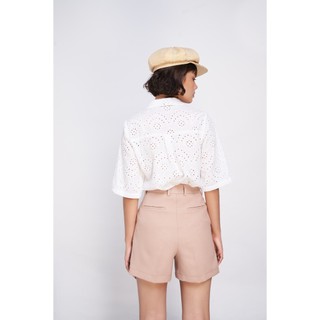 Dottie - quần ngắn ủi ly nữ q0002