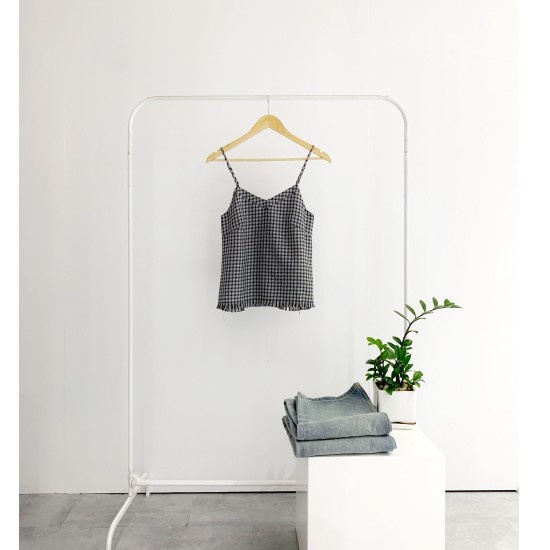 DOTTIE - Áo Dây Caro Nữ T2345