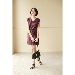 DOTTIE - Đầm Sọc Tím Nữ TD944