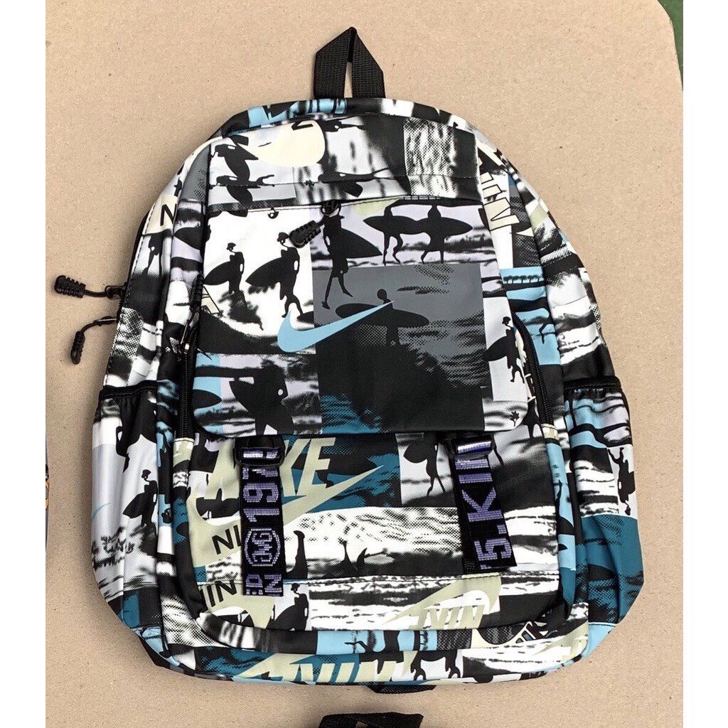 Balo Họa Tiết Graffitib siêu rộng Thời Trang Ulzzang Cao Cấp có ngăn đựng laptop