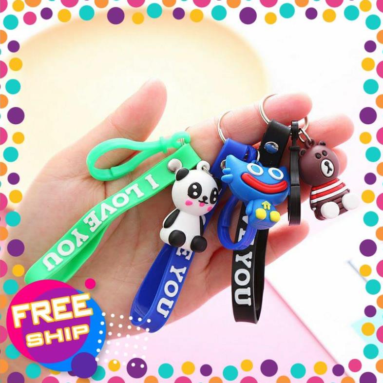 h3s móc khóa hoạt hình nhiều mẫu nam nữ