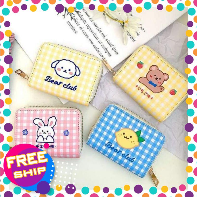 h3s Ví nữ cầm tay nhiều hình cute