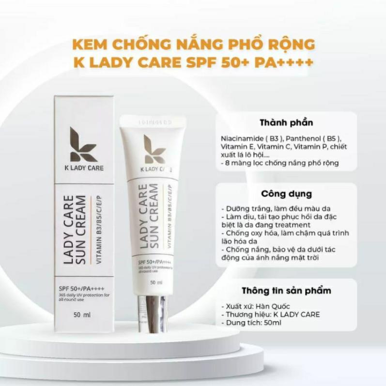 Kem chống nắng Dr Lady 60ml SPF 50+/ PA++++