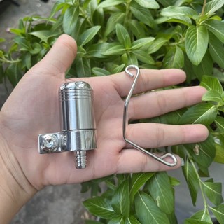 [Tặng gọng dầu] Bình dầu CNC inox 304 cho xe máy (Sonic, Satria, Ex150, Ex155)